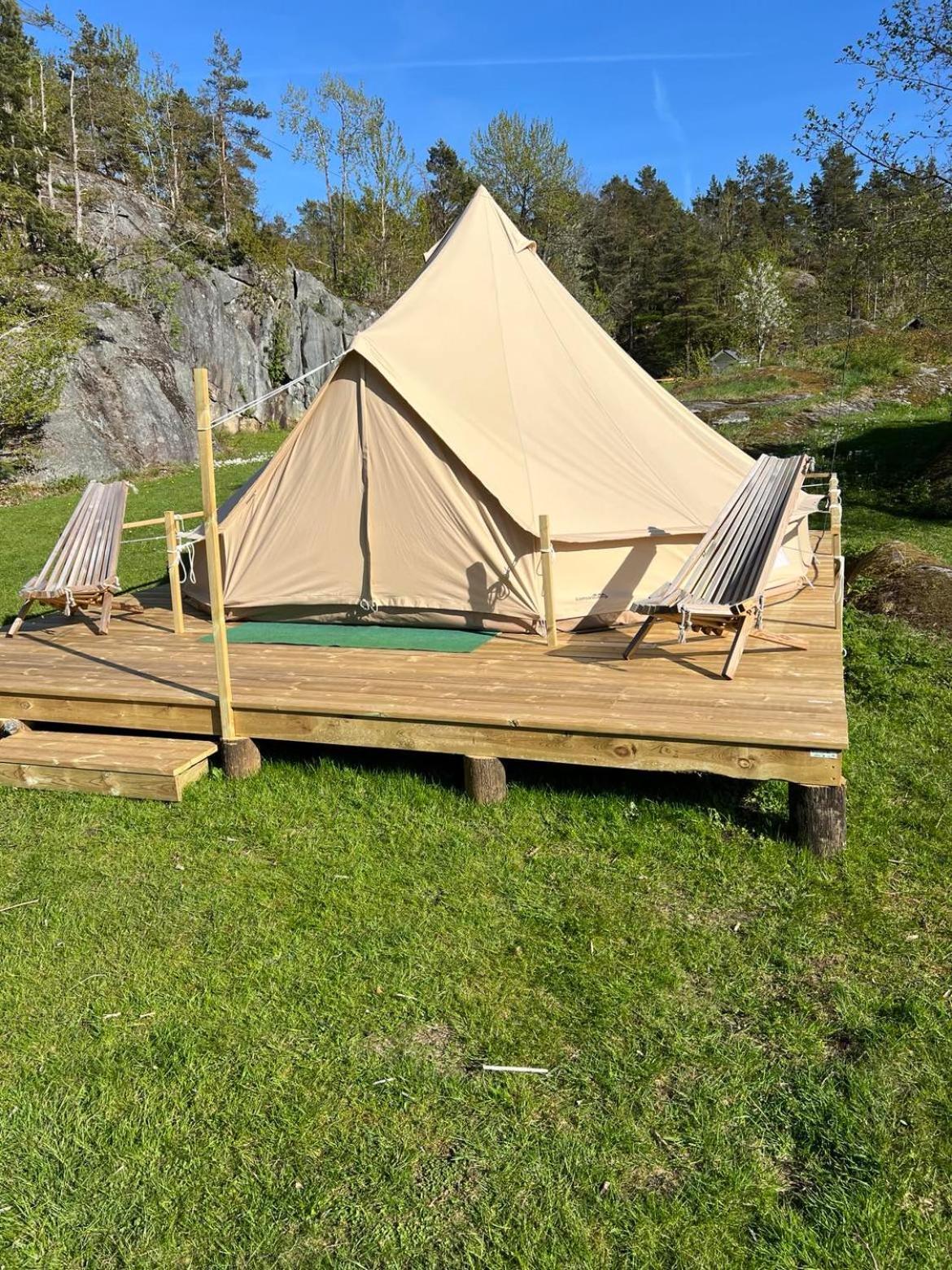 Hotel Hommen Gard Glamping Risør Exterior foto