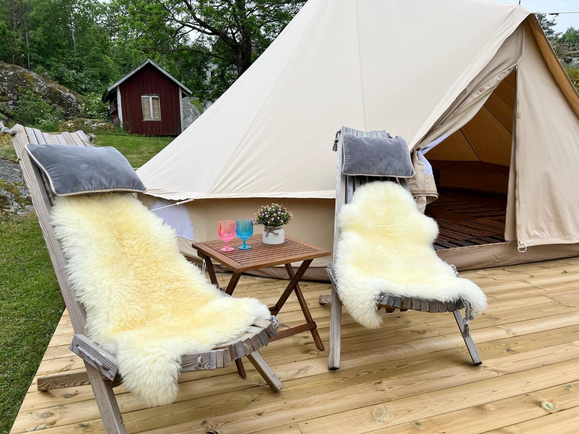 Hotel Hommen Gard Glamping Risør Exterior foto